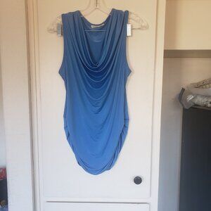 Tiffany and Grey Turquoise Top Size Large